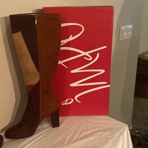 NWOT. Beautiful IMPO multi color boots